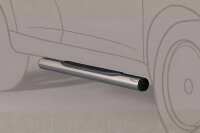 Schwellerrohre mit Tritt für LAND ROVER Defender LD 90 Edelstahl Ø76mm mit TÜV