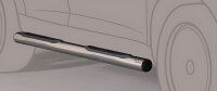 Schwellerrohre mit Tritt für LAND ROVER Freelander 2 LF 2008> V2A Ø76mm mit TÜV