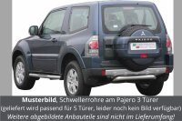 Schwellerrohre mit Tritt für MITSUBISHI Pajero V80...