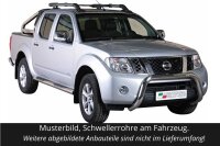 Schwellerrohre mit Tritt für NISSAN Navara D40...