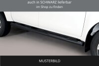 Schwellerrohre mit Tritt für OPEL Antara L-A 2007-11 Edelstahl Ø76mm mit TÜV