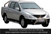 Schwellerrohre mit Tritt für SSANGYONG Actyon Sports...