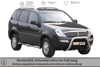 Schwellerrohre mit Tritt für SSANGYONG Rexton RJ...