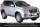 Schwellerrohre mit Tritt für TOYOTA Land Cruiser 150 J15 3-Türer V2A Ø76mm mit TÜV