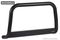Frontbügel Edelstahl schwarz für Renault Master 2024- Ø63mm mit Gutachten