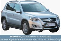 Schwellerrohre mit Tritt SCHWARZ für VOLKSWAGEN...