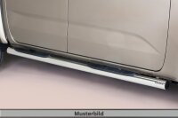 Schwellerrohre mit Tritt für ISUZU D-Max Bj.2020- Space Cab V2A Ø76mm mit TÜV