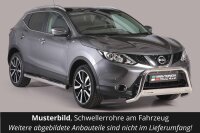 Schwellerrohre mit Tritt für NISSAN Qashqai J11 ab...