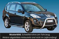 Schwellerrohre mit Tritt für PEUGEOT 4007 Bj.2008-...