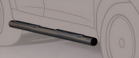 Schwellerrohre mit Tritt SCHWARZ für CITROËN C5 Aircross 2019> V2A Ø76mm mit TÜV