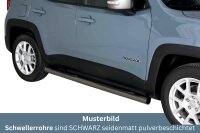 Schwellerrohre mit Tritt SCHWARZ für JEEP Renegade...