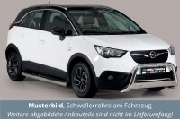 Schwellerrohre mit Tritt für OPEL Crossland X Bj.17-...