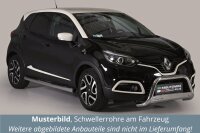 Schwellerrohre mit Tritt für RENAULT Captur ab Bj. 13- Edelstahl Ø76mm mit TÜV