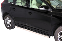 Schwellerrohre mit Tritt für VOLVO XC60 Bj.08-17 Edelstahl Ø76mm mit TÜV