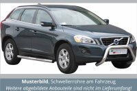Schwellerrohre mit Tritt für VOLVO XC60 Bj.08-17 Edelstahl Ø76mm mit TÜV