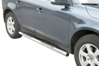 Schwellerrohre mit Tritt für VOLVO XC60 Bj.08-17 Edelstahl Ø76mm mit TÜV