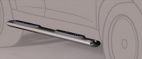 Schwellerrohre oval mit Tritt für CHEVROLET Captiva KLAC 2011> Edelstahl m. TÜV