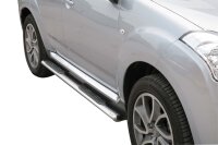 Schwellerrohre oval mit Tritt für CITROEN C-Crosser...