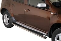 Schwellerrohre oval mit Tritt für DACIA Duster SD...