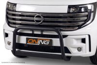 Frontbügel Edelstahl schwarz für NISSAN...