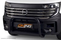 Frontbügel Edelstahl schwarz für NISSAN...
