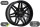 4x Felgen Dirt D62 matt schwarz 9x17 ET25 für VW Amarok 2H 5x120