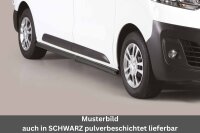 Schwellerrohre ohne Tritt für Fiat Scudo lang Bj.2022- Edelstahl poliert Ø63mm TÜV