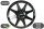 4x Felgen RID R05 gloss black 9x20 ET10 für Isuzu D-Max BTF WTF 6x139,7