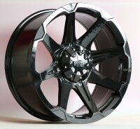 4x Felgen RID R05 gloss black 9x20 ET10 für Ford...