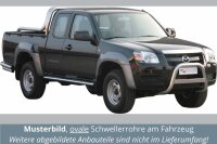 Schwellerrohre oval mit Tritt für MAZDA BT50 Doppelkabine UN 2007-09 V2A m. TÜV