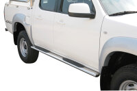 Schwellerrohre oval mit Tritt für MAZDA BT50 Doppelkabine UN 2009-12 V2A m. TÜV