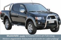 Schwellerrohre oval mit Tritt für MITSUBISHI L200...