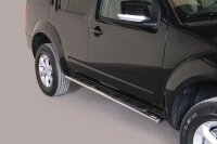 Schwellerrohre oval mit Tritt für NISSAN Pathfinder...