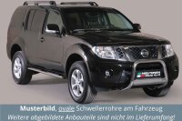 Schwellerrohre oval mit Tritt für NISSAN Pathfinder...