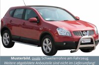 Schwellerrohre oval mit Tritt für NISSAN Qashqai J10...