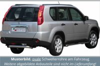 Schwellerrohre oval mit Tritt für NISSAN X-Trail T31...