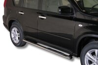 Schwellerrohre oval mit Tritt für NISSAN X-Trail T31...