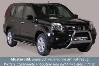 Schwellerrohre oval mit Tritt für NISSAN X-Trail T31...