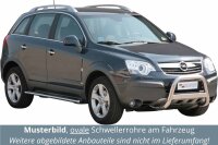 Schwellerrohre oval mit Tritt für OPEL Antara L-A...