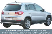Schwellerrohre oval mit Tritt für VOLKSWAGEN Tiguan 5N Bj. 2008-11 V2A mit TÜV