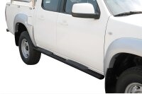 Schwellerrohre oval mit Tritt SCHWARZ für MAZDA BT50...