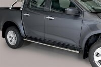Schwellerrohre oval mit Tritt für ISUZU D-Max...