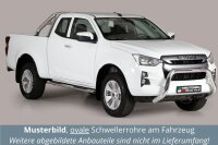 Schwellerrohre oval mit Tritt für ISUZU D-Max...