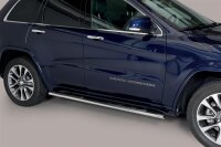 Schwellerrohre oval mit Tritt für JEEP Grand...