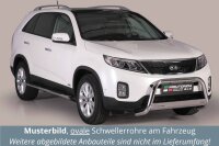 Schwellerrohre oval mit Tritt für KIA Sorento XM...