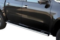 Schwellerrohre oval mit Tritt für MERCEDES X-Klasse...