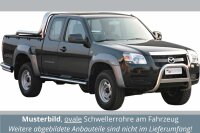 Schwellerrohre oval mit Tritt für MAZDA BT50...