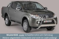 Schwellerrohre oval mit Tritt für MITSUBISHI L200...