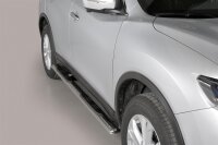 Schwellerrohre oval mit Tritt für NISSAN X-Trail T32...