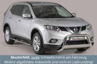 Schwellerrohre oval mit Tritt für NISSAN X-Trail T32...